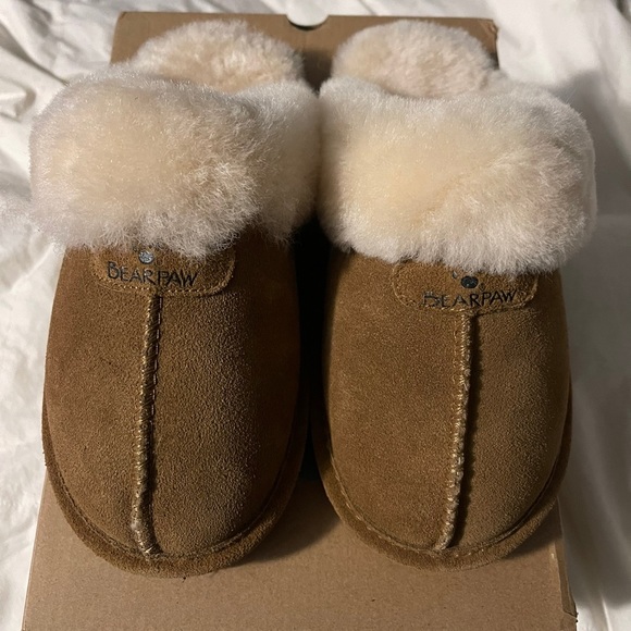 BearPaw Shoes - Hickory Loki Suede Slipper - Women, Size: 6